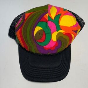 Retro Fabric Trucker Hat
